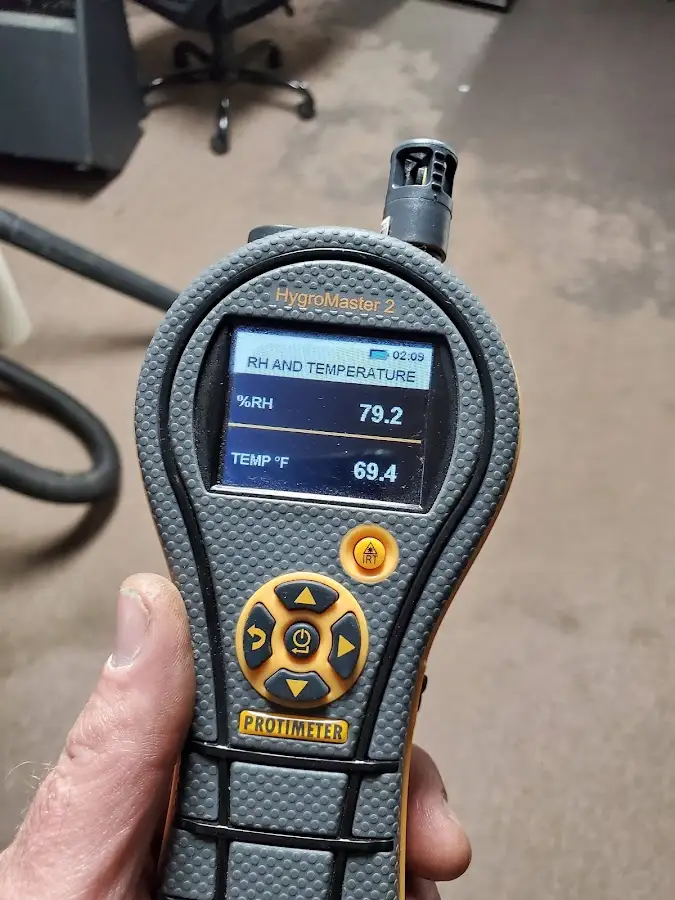 Moisture meter humidity assessment for Fire & Smoke Damage Restoration in Southwest Ranches